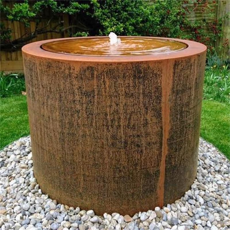 <h3>Corten steel Water Fountain Design European style</h3>
